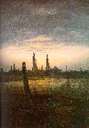 Caspar David Friedrich City at Moonrise china oil painting artist